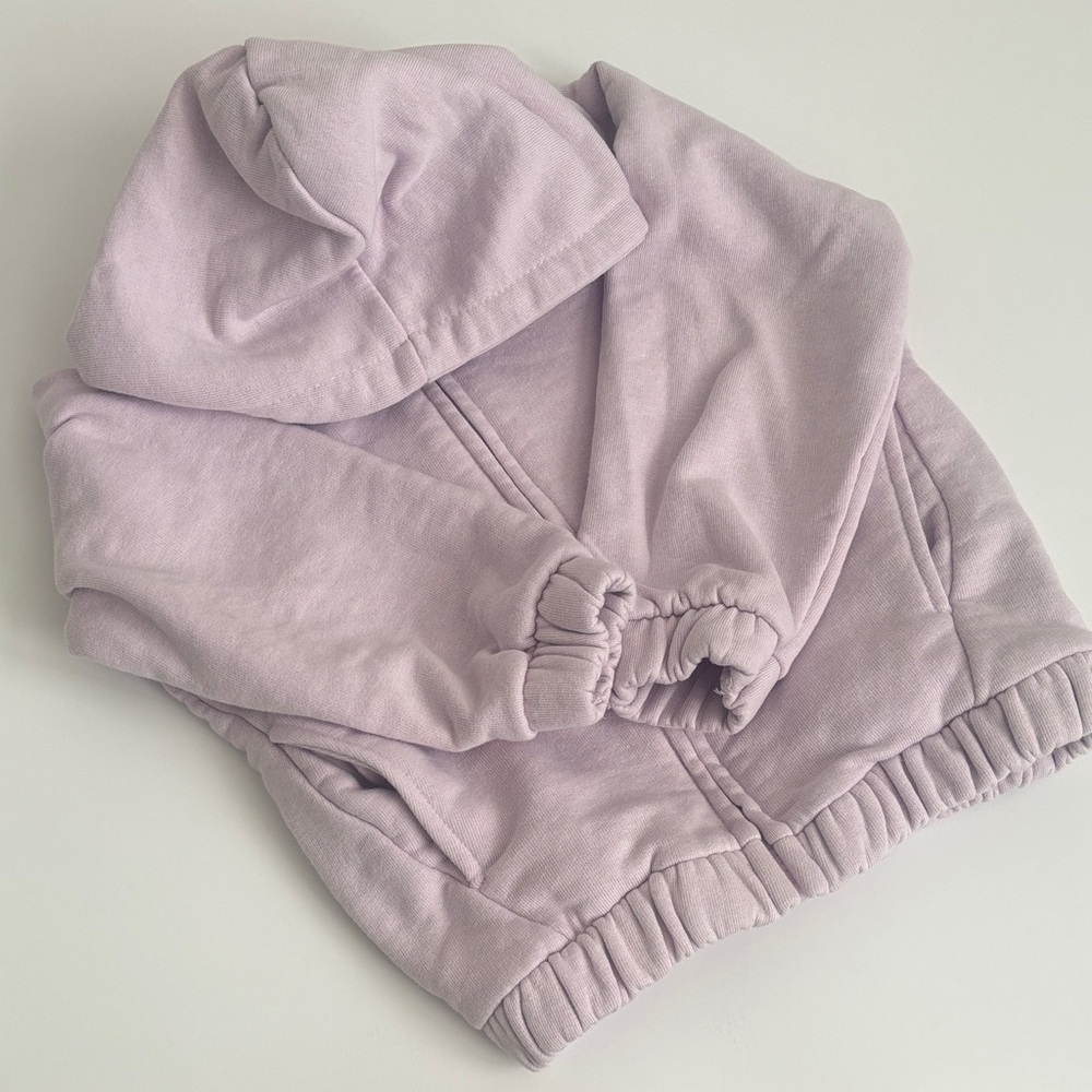 Zara Sweatshirt Bundle Toddler Girl 2T Light Purple Hoodie Sweater Cotton Fall